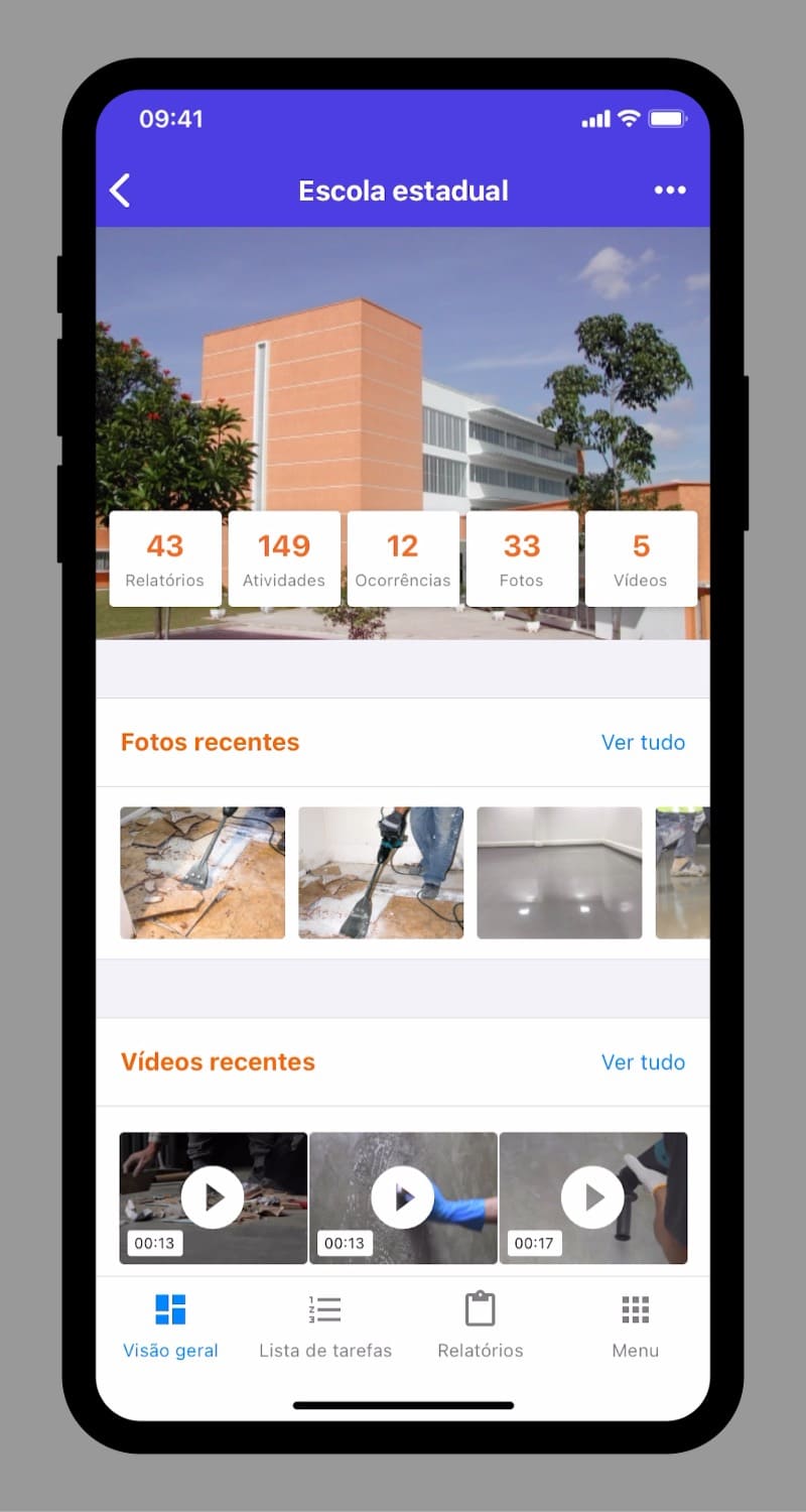 Diário de Obra - App obras